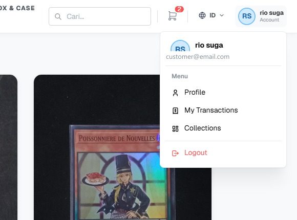 Bagaimana cara keluar (logout) dari akun?
