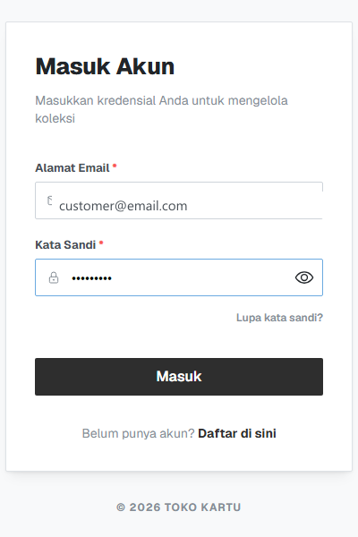 Bagaimana cara masuk ke akun saya?