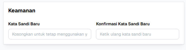 Bagaimana cara mengganti kata sandi?